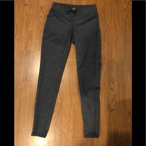 Heathered charcoal grey leggings